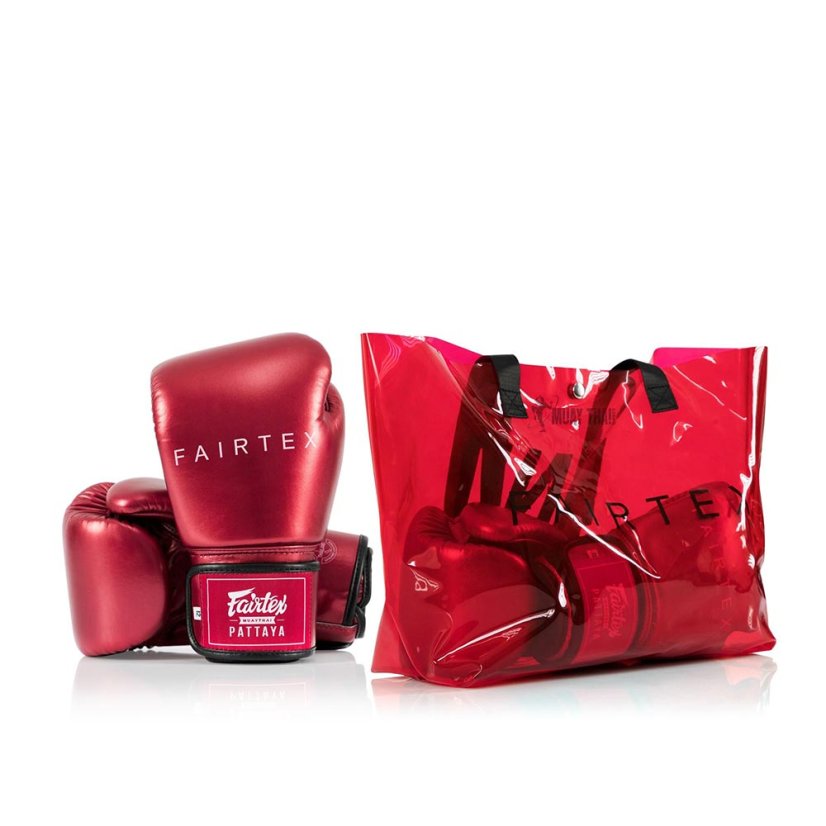 Fairtex BGV22 Metallic Boxing Gloves – Red
