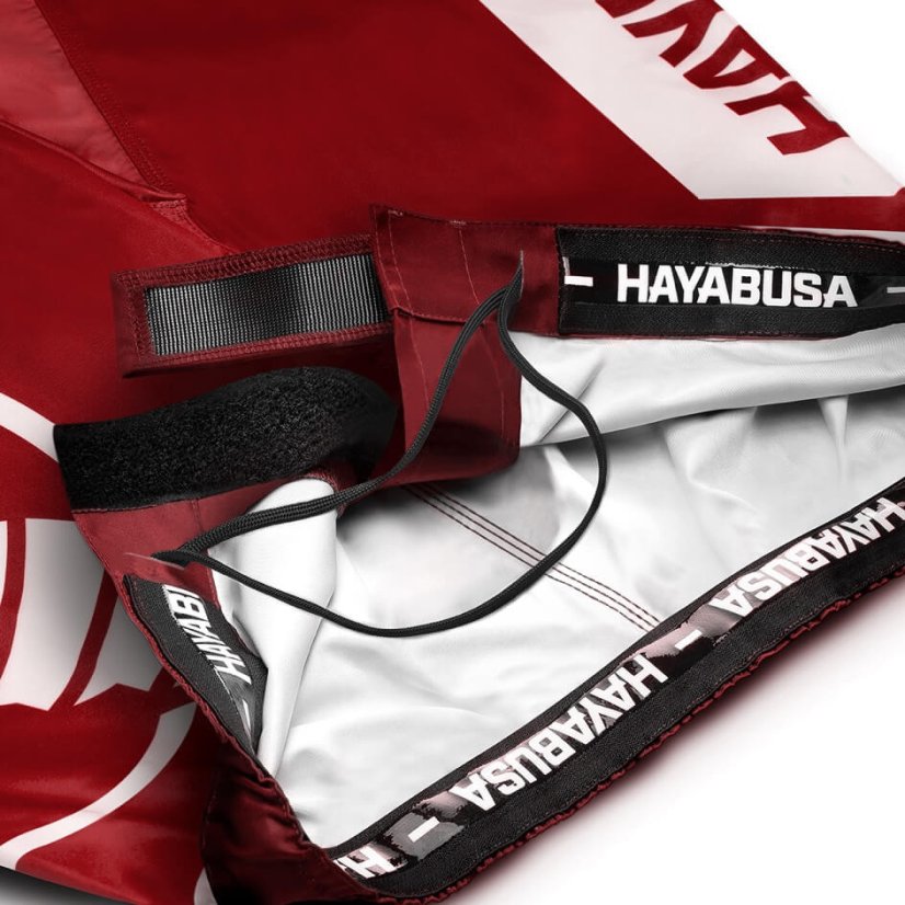 Hayabusa Icon Fight Mid Length Shorts - red