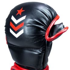 MMA rukavice REVGEAR Premier Deluxe - černá/červená
