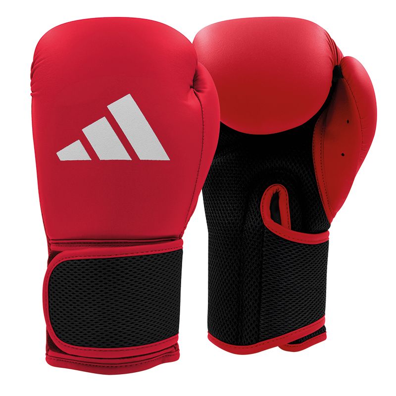 Boxing gloves ADIDAS Hybrid 25 - red - Weight of gloves: 4oz