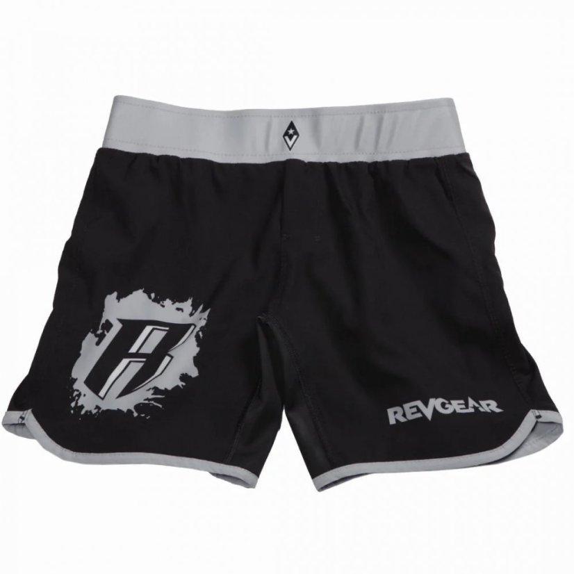 Dětské MMA tréninkové šortky REVGEAR - šedá - Velikost: Youth L