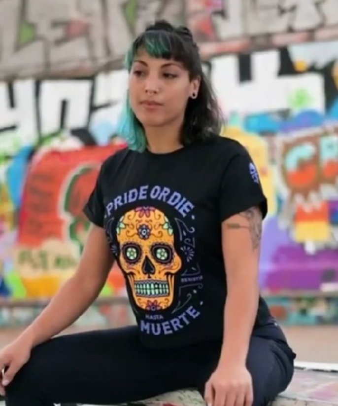 Dámske tričko PRiDEorDiE Hasta la Muerte
