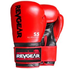 Boxerské rukavice REVGEAR S5 All Rounder - červená/čierna