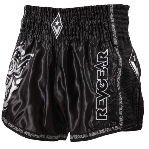 Muay Thai shorts REVGEAR Legends Demon - black/silver