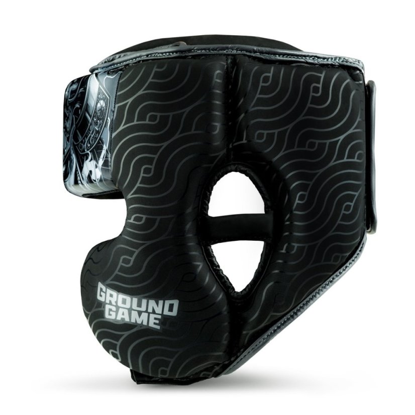 Ground Game Samurai Shadow Boxerská přilba – černá