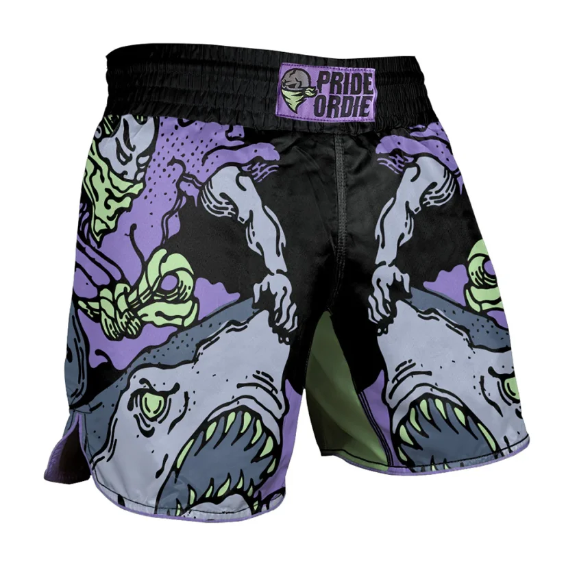 PRiDEorDiE Dangerous Water V2 Fight Shorts - Wielkość: XL