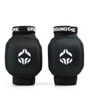 Ochraniacze na kolana Muay Thai Ground Game Logo – czarne