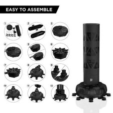 RDX Volně stojící boxovací pytel ADULTS PUNCH BAG TARGET, černý 6FT