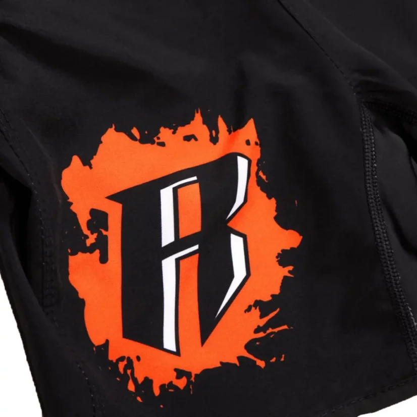 Dětské MMA tréninkové šortky REVGEAR - oranžová - Velikost: Youth L