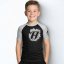 REVGEAR Kurzarm-Rashguard für Kinder (Kompressionsshirt) – Grau