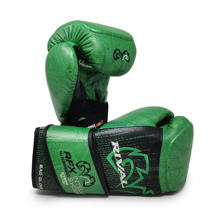 Rival RFX-Guerrero Intelli-Shock Bag Gloves Cyber Edition – czarny/zielony