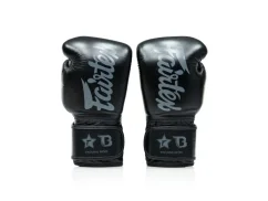 Boxerské rukavice Fairtex FXB BG V2 - černá/šedá