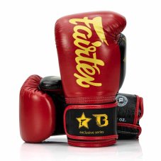 Rękawice bokserskie Fairtex - Booster FXB BG V2 - czerwono/czarne
