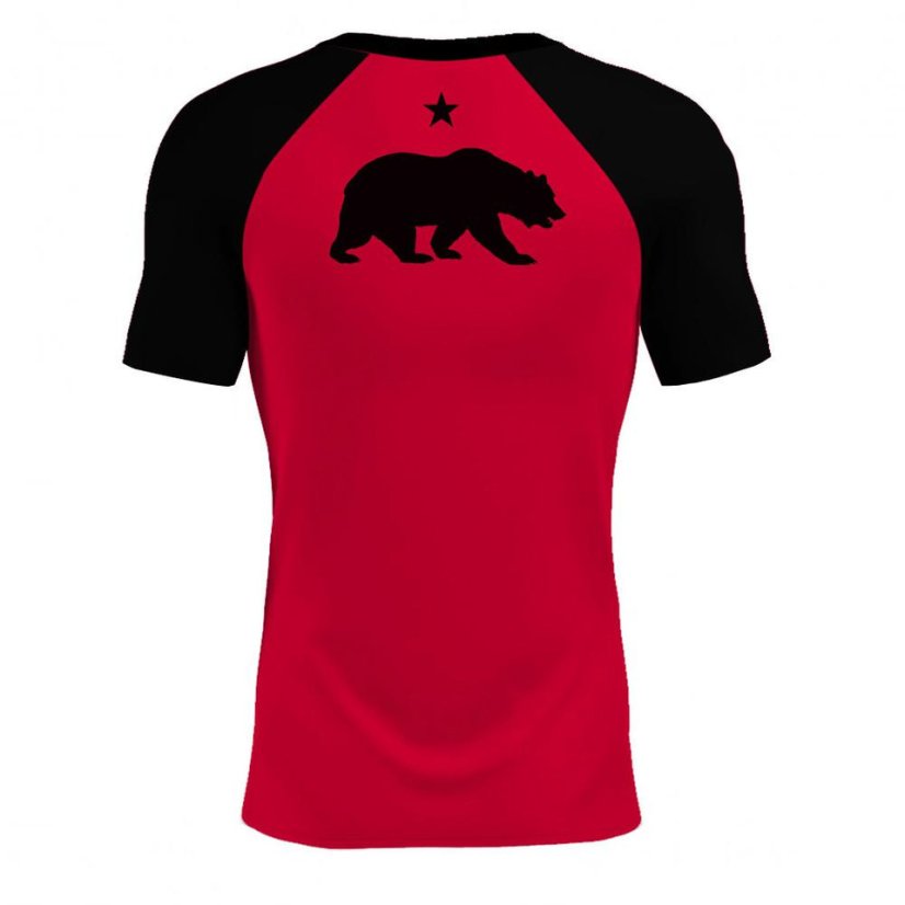 Revgear Grizzly Jiu-Jitsu Rashguard Short Sleeve - červená - Velikost: S