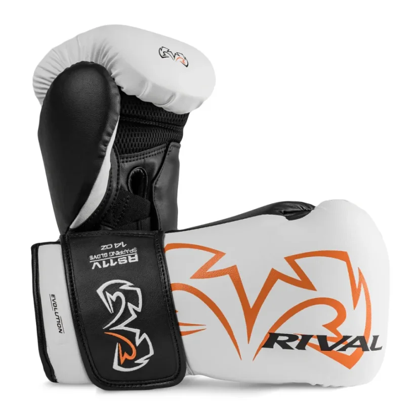 Boxing gloves RIVAL RS11V Evolution - white - Weight of gloves: 16oz