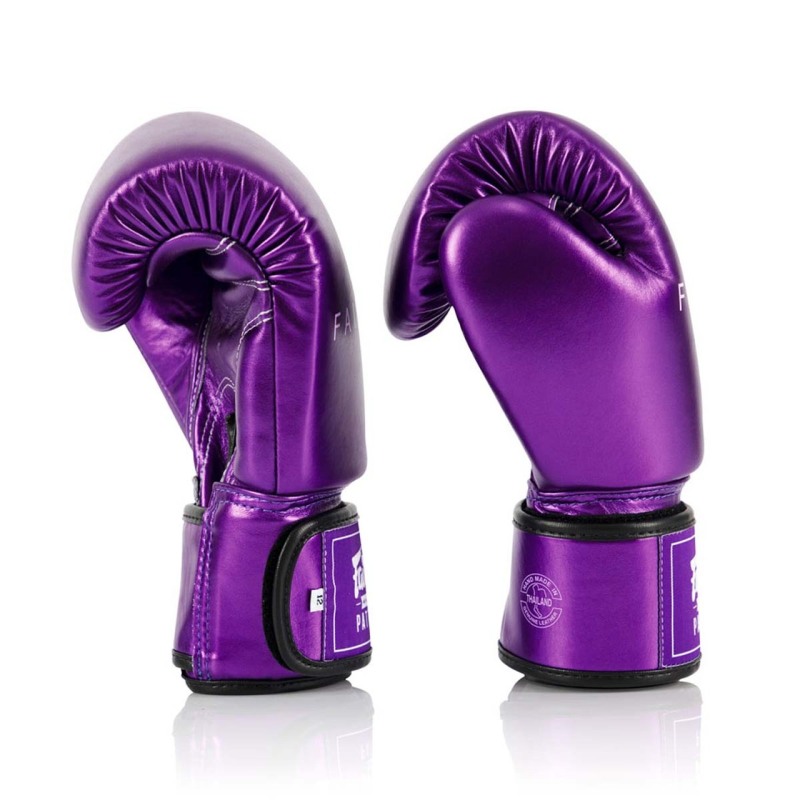 Boxerské rukavice Fairtex BGV22 Metallic – fialová - Hmotnosť rukavíc v Oz: 12oz