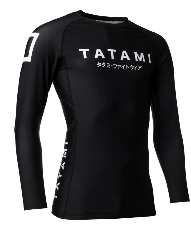 Rashguard TATAMI Katakana - negru