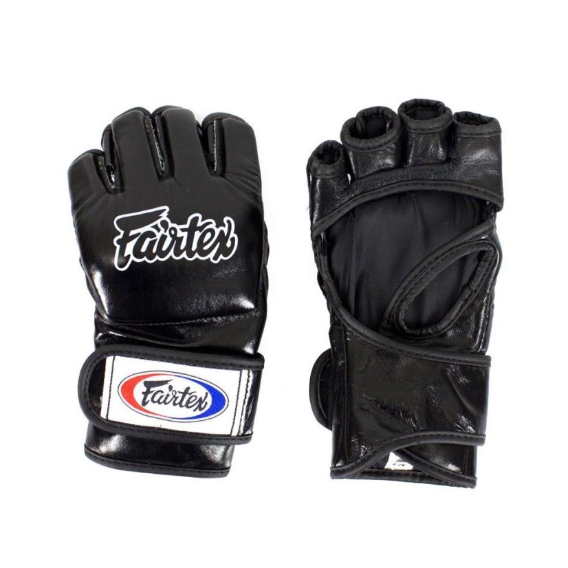 MMA grappling rukavice Fairtex FGV12 Black Ultimate 4oz