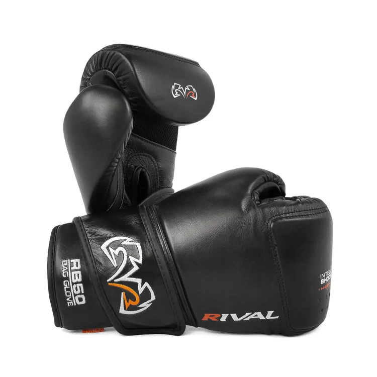 Bag gloves RIVAL RB50 Intelli Shock Compact - black - Size: L