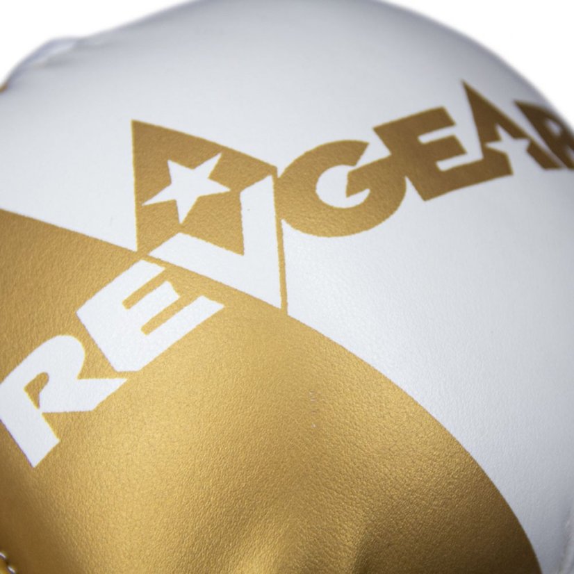 MMA sparingové rukavice REVGEAR Pinnacle P4 - biela/zlatá - Veľkosť: M
