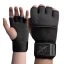 Bandaje rapide Hayabusa Deluxe Quick Wraps - Wielkość: L, Kolor: Czarny