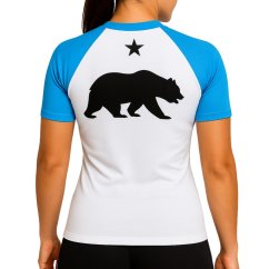 Grizzly Rashguard REVGEAR SS pentru femei – albastră
