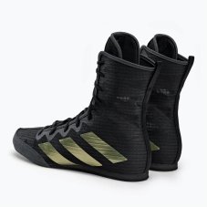 Buty bokserskie ADIDAS Box-Hog 4 - czarny/złoty