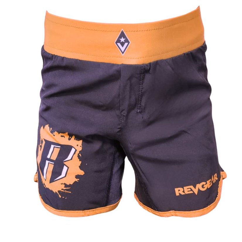 Detské MMA tréningové šortky REVGEAR - oranžová