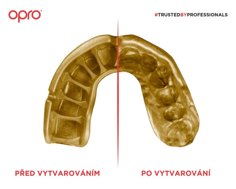 Proteza Dentara Opro Gold UFC Senior - roșu