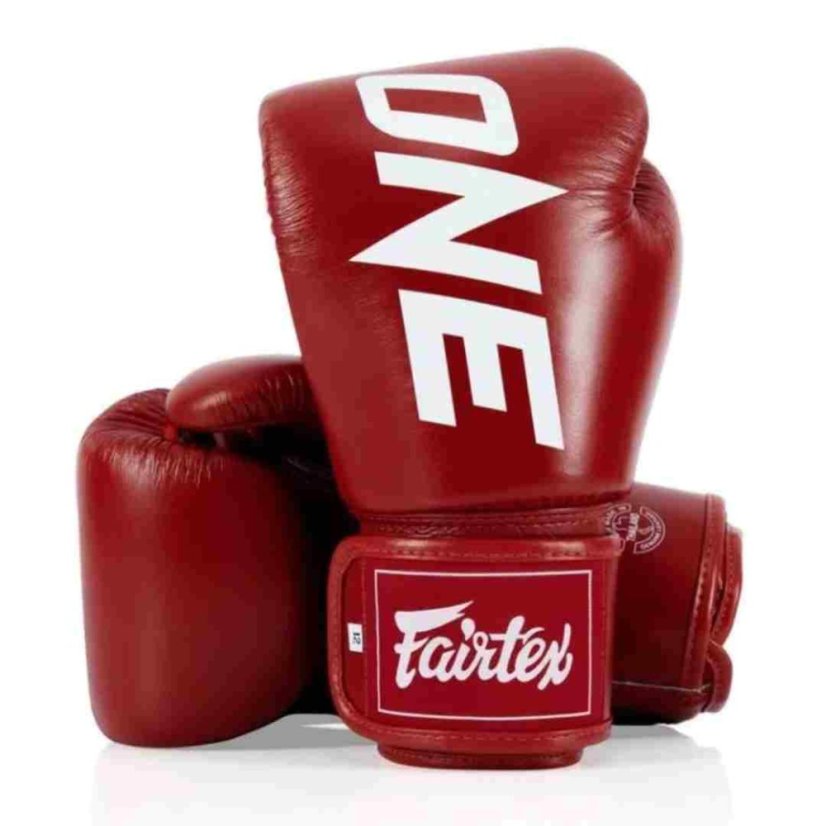 Fairtex BGV1 Boxkesztyűk – ONE – Piros - Kesztyű súlya w Oz: 12oz