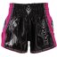 Muay Thai Pantaloni scurți REVGEAR Legends Koi - Negru/Roz - Mărime: XL