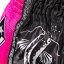 Muay Thai Pantaloni scurți REVGEAR Legends Koi - Negru/Roz - Mărime: XL