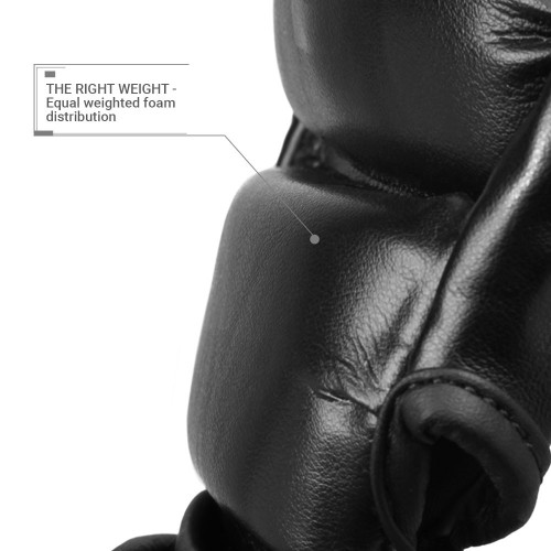 MMA sparingové rukavice REVGEAR Pinnacle P4 - černá/šedá - Velikost: S