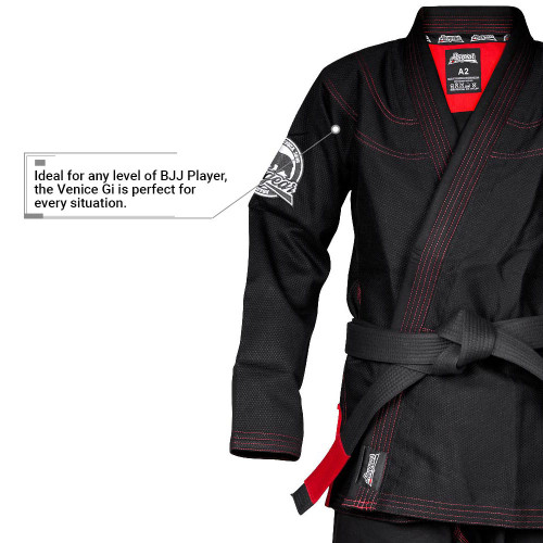 BJJ Gi REVGEAR Venice - black - Size: A4