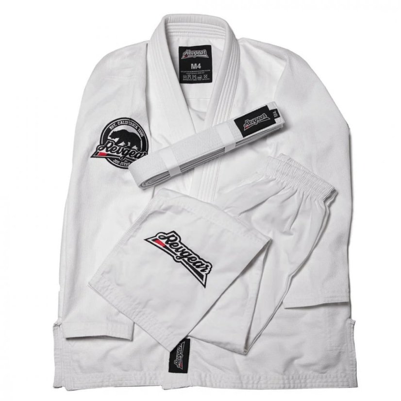Dziecięce BJJ Gi REVGEAR Zuma z pasem - biały