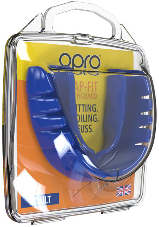 Ochraniacz na zęby Opro Snap Fit Senior - niebieski