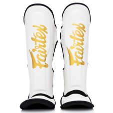 Shin guards Fairtex - Booster FXB SG - white