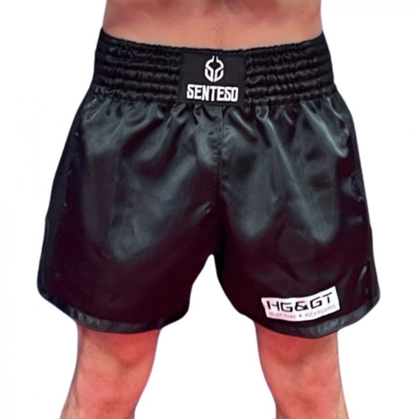 Pantaloni scurți Muay Thai Senteso și HG&GT - Mărime: L