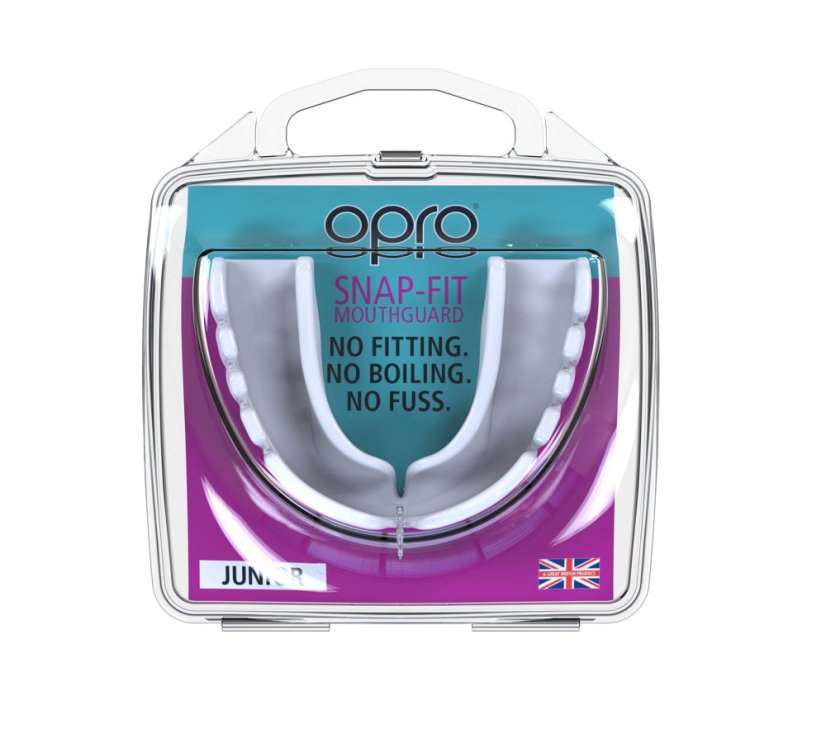 OPRO Snap-Fit Zahnschutz Junior – Weiß