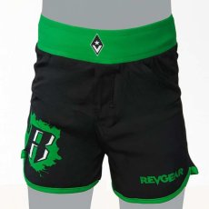 Children's MMA training shorts REVGEAR - green