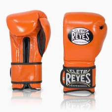 Boxerské rukavice Cleto Reyes Velcro - oranžová