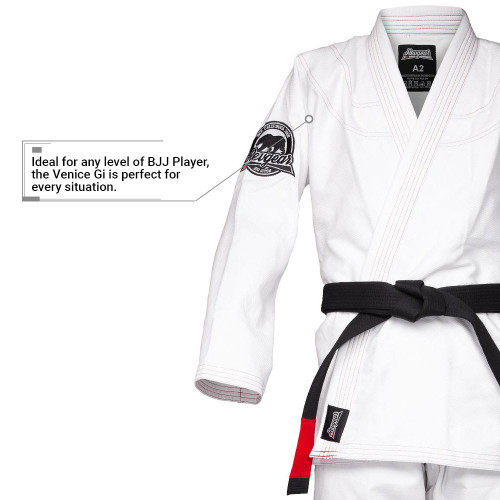 BJJ Gi REVGEAR Venice - biela - Veľkosť: A2