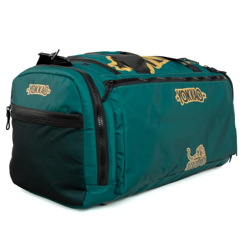YOKKAO Tiger Gym Bag 50l wielofunkcyjna torba sportowa – zielona