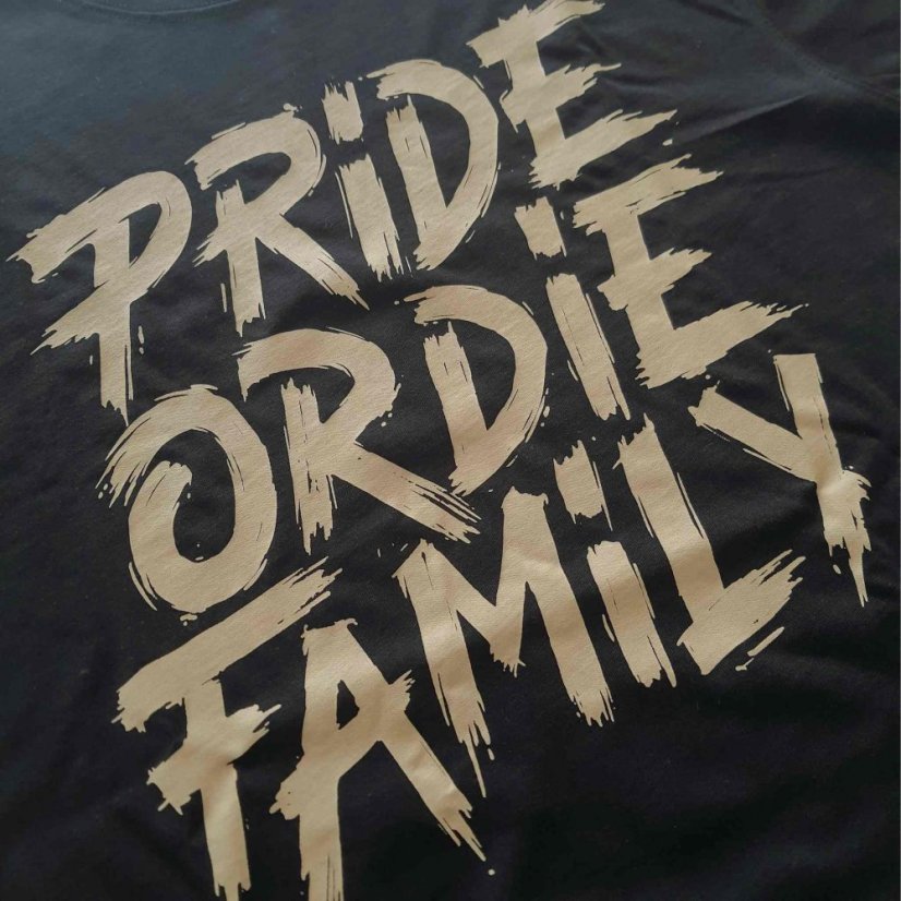 Pánské tričko PRiDEorDiE Family - Velikost: 3XL