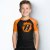 Detský Rashguard REVGEAR s krátkym rukávom - oranžová