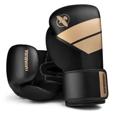 Hayabusa S4 bokszkesztyű – fekete/arany