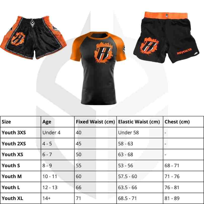 Pantaloni scurti Muay Thai pentru copii REVGEAR Ranked - verde