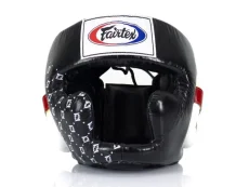 Fairtex HG10  Super Sparring Cască de protecție – negru/alb