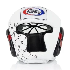 Fairtex HG10  Super Sparring Cască de protecție – negru/alb