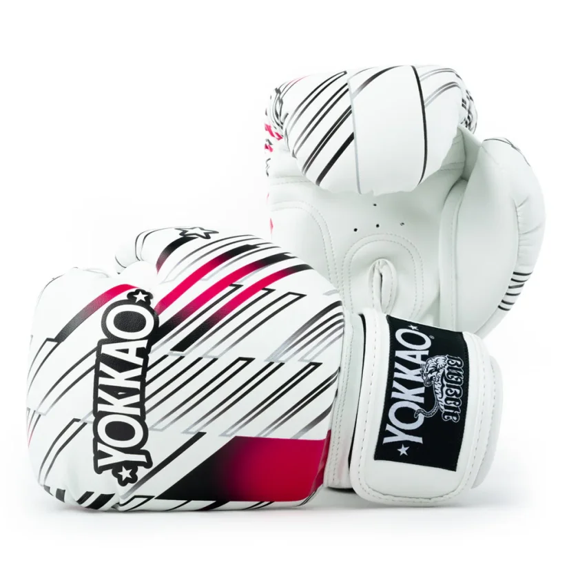 YOKKAO Power rękawice bokserskie – white